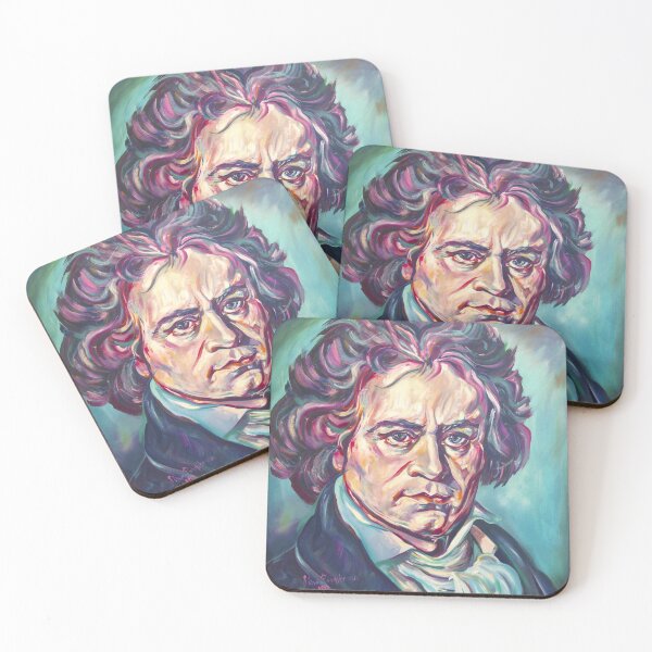 Item preview, Ludwig van Beethoven, Beethoven's portrait, composer, art print, designed and sold by NinoPonditerra.