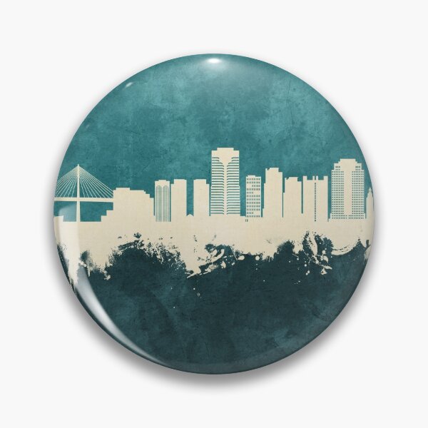 Artikelvorschau, Long Beach California Skyline entworfen und verkauft von ArtPrints.