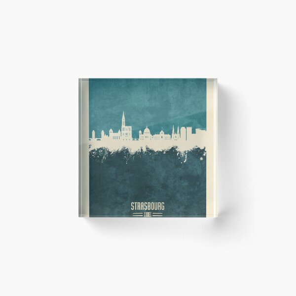 Item preview, Strasbourg France Skyline designed and sold by ArtPrints.