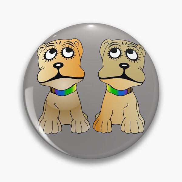 Item preview, Twin puppies designed and sold by RonaldKitama.