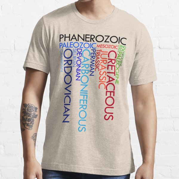 Eones fanerozoicos, eras, edades Camiseta esencial