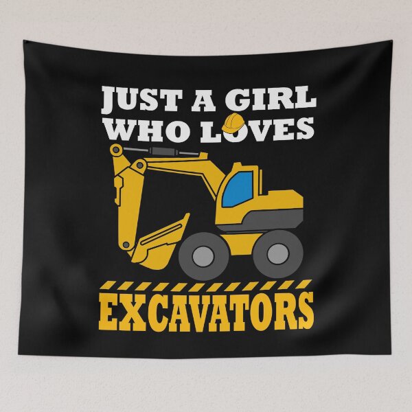 Item preview, Excavator Girls Excavator Gifts Kids Excavator designed and sold by DSWShirts.