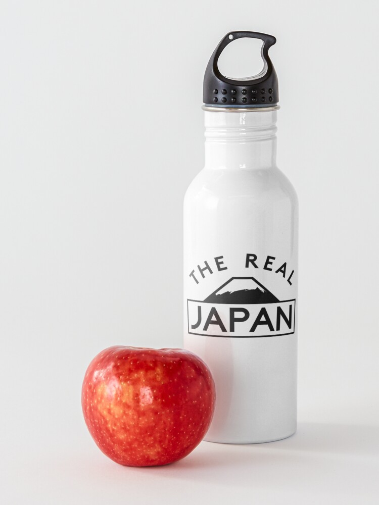 Alternate view of The Real Japan Logo Black Water Bottle