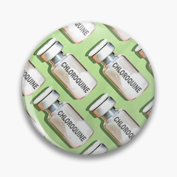 Item preview, pattern of Chloroquine bottle isolated on green background designed and sold by sigoisette.