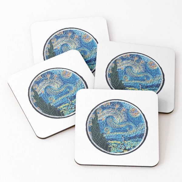 Item preview, Van Gogh Impressionist Sticker designed and sold by designolo.