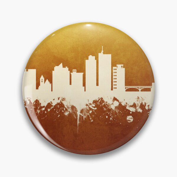 Item preview, Cedar Rapids Iowa Skyline designed and sold by ArtPrints.