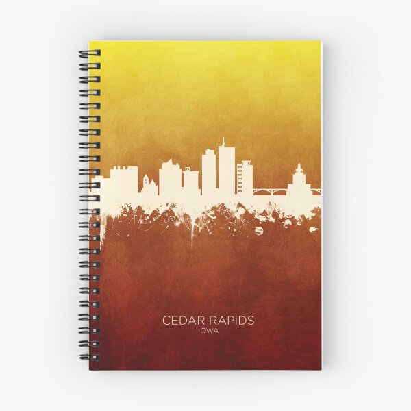Item preview, Cedar Rapids Iowa Skyline designed and sold by ArtPrints.