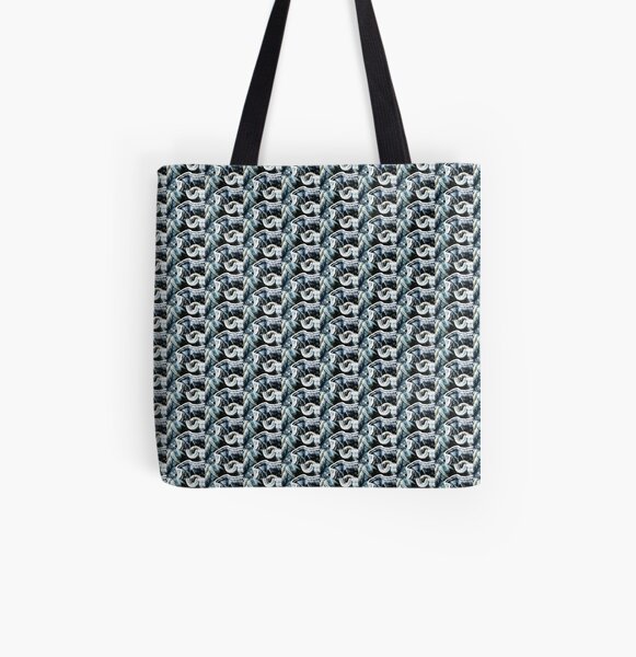 Talking Blue All Over Print Tote Bag