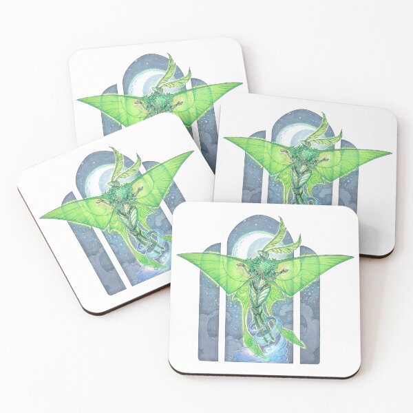 Item preview, lunar moth designed and sold by drachenmagier.