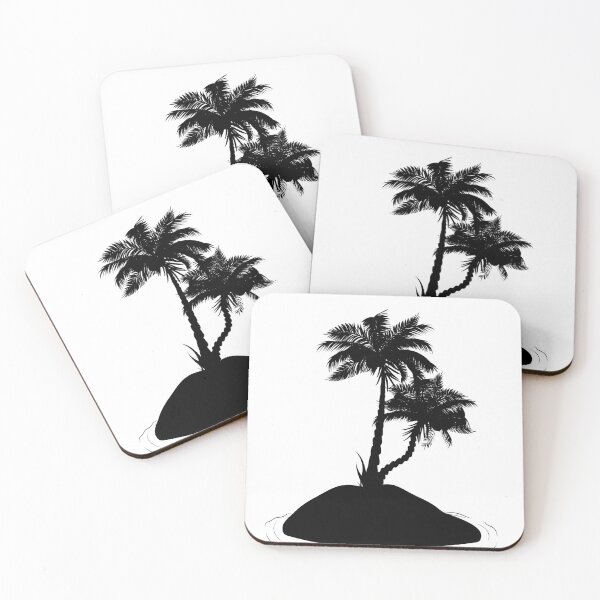 Item preview, Palm Tree on Island Silhouette designed and sold by AnnArtshock.