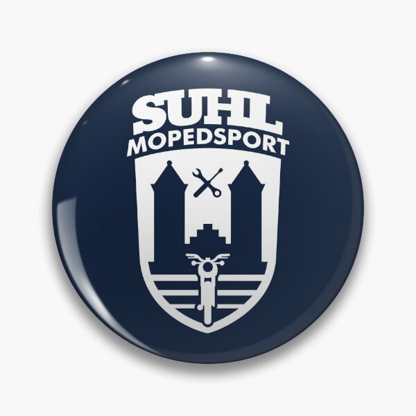 Item preview, Suhl Mopedsport Simson Logo (white) designed and sold by VEB Ostladen.