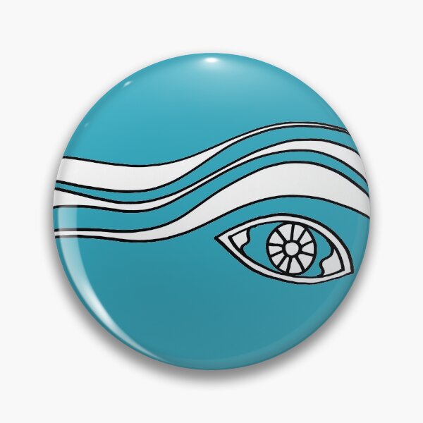 Item preview, Eye with Wavy Hair on Blue Board designed and sold by Istvan Ocztos.