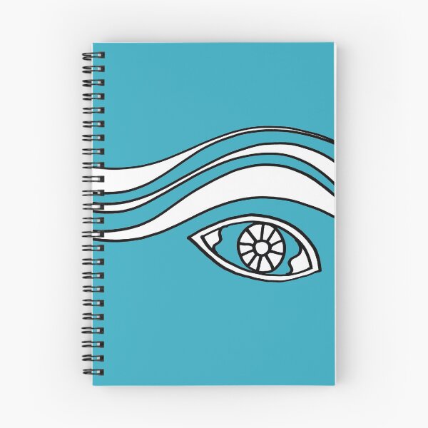 Item preview, Eye with Wavy Hair on Blue Board designed and sold by Istvan Ocztos.