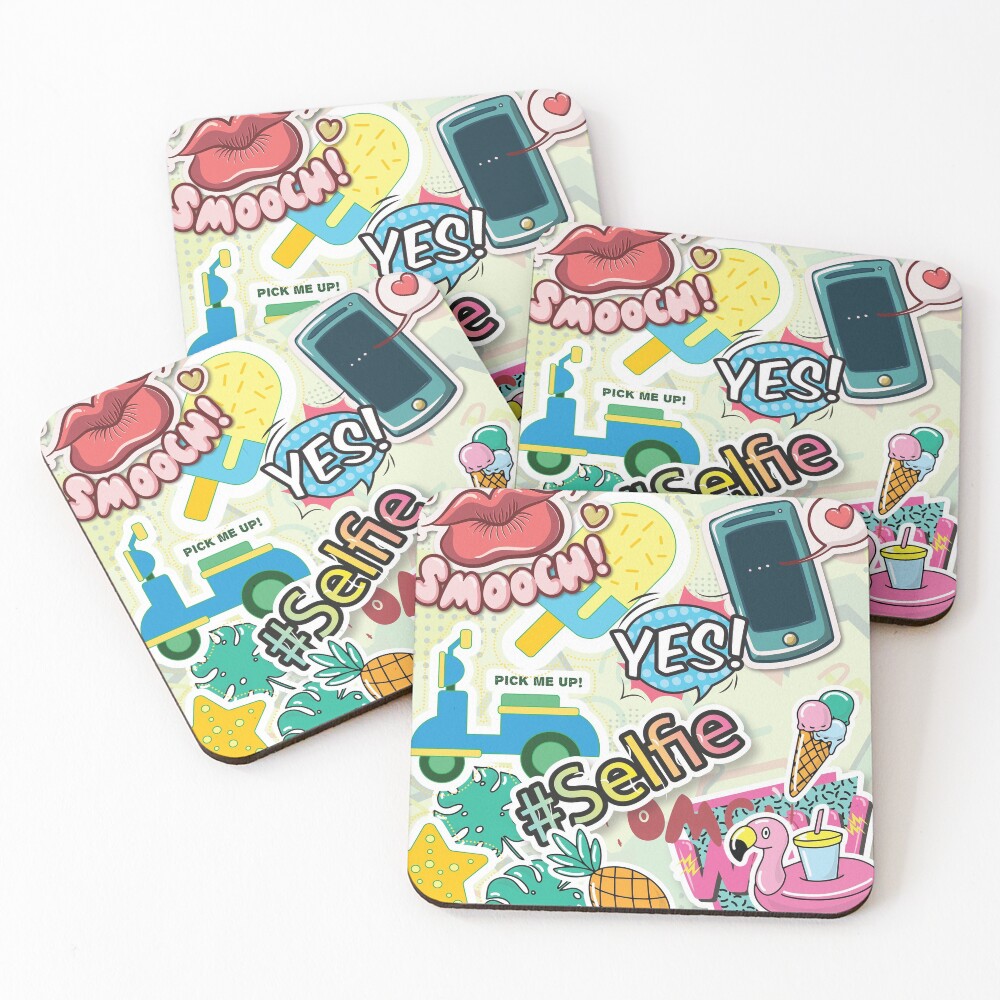 Item preview, Coasters (Set of 4) designed and sold by CodingForTech.
