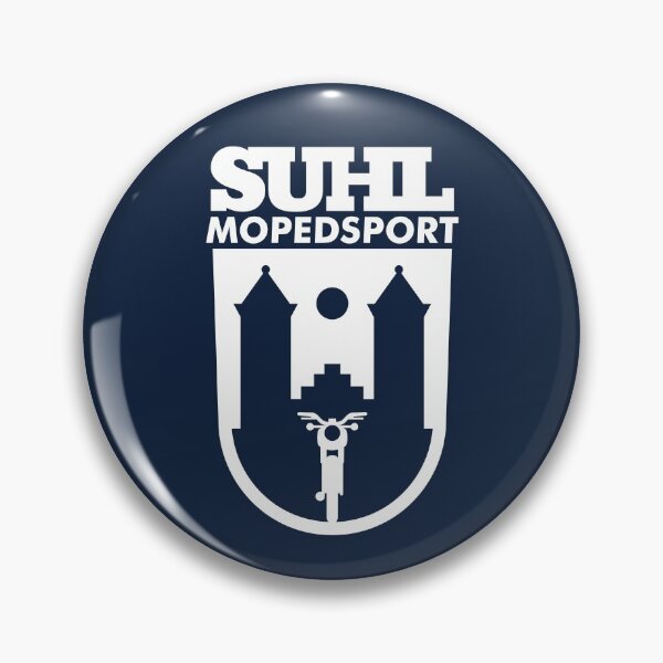 Artikelvorschau, Suhl Mopedsport Simson Logo (weiß) entworfen und verkauft von VEB Ostladen.