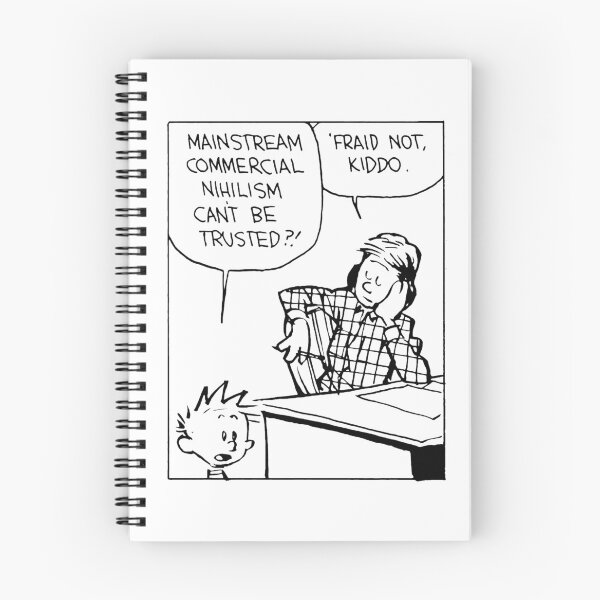 Item preview, calvin and hobbes - mainstream commercial nihilism designed and sold by cameronbaba.