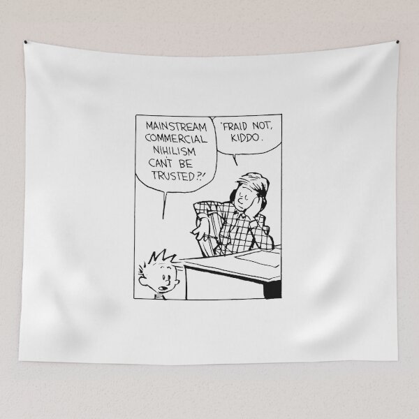 Item preview, calvin and hobbes - mainstream commercial nihilism designed and sold by cameronbaba.