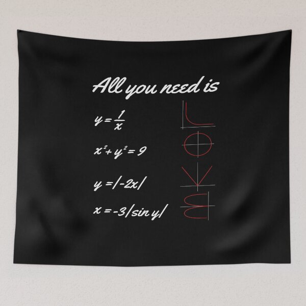 Item preview, All You Need Is LOVE Mathematics Math designed and sold by MooonTees.