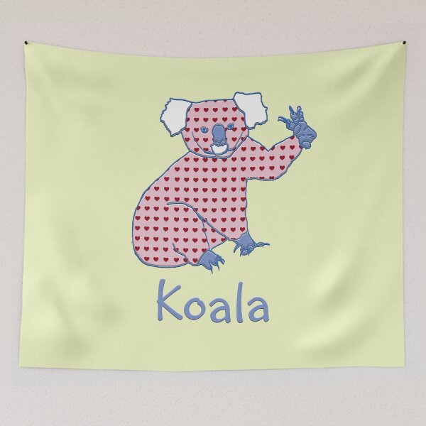 Item preview, Koala (Phascolarctos cinereus) by Chrissy Wild designed and sold by ChrissyWild.