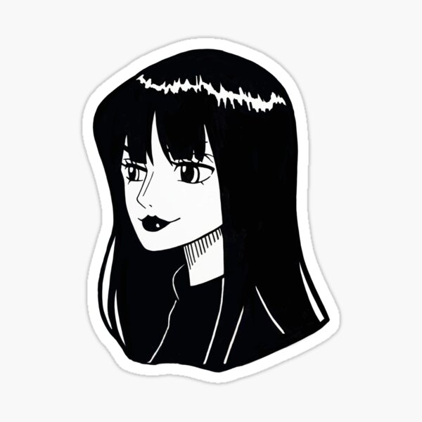 Fille gothique Robin Sticker