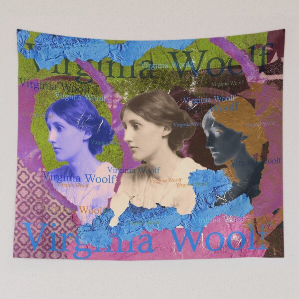 Item preview, Virginia Woolf portrait, famous writer designed and sold by Mauswohn.