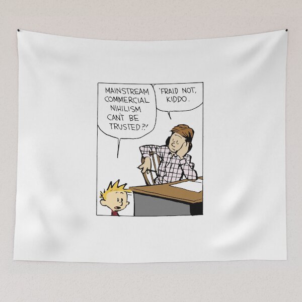 Item preview, Copy of calvin and hobbes - mainstream commercial nihilism - color designed and sold by cameronbaba.