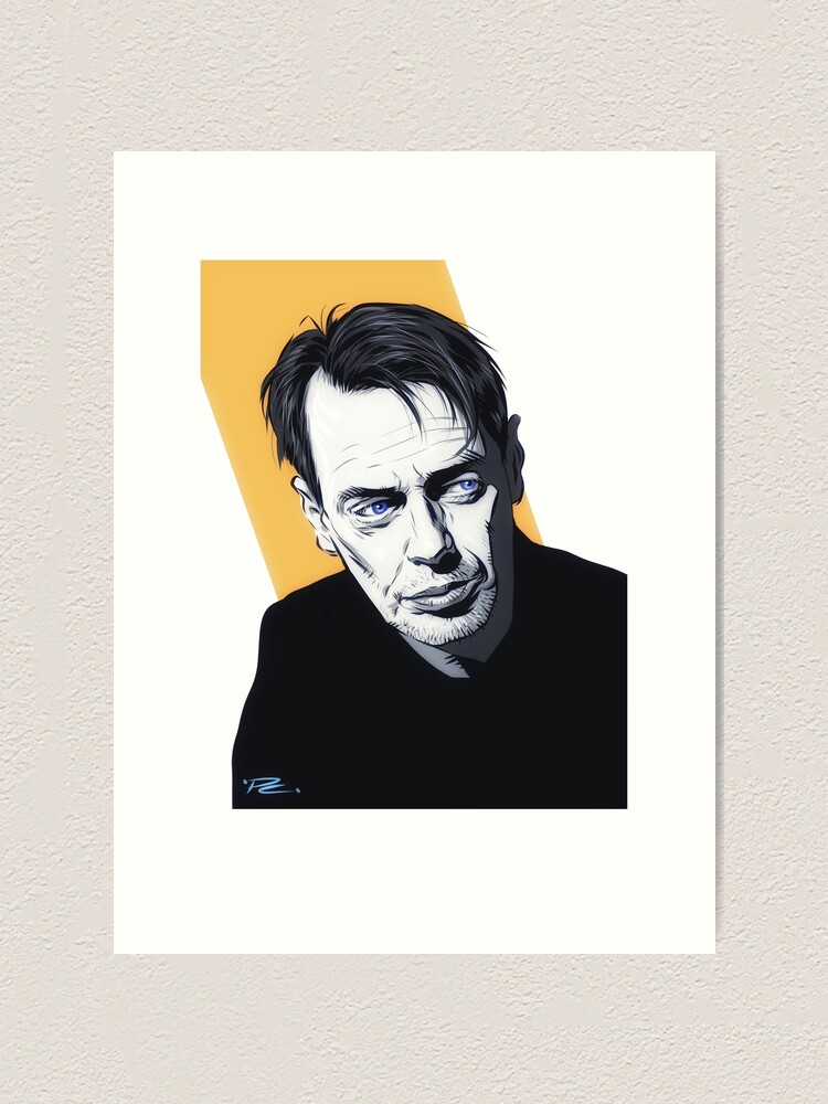 Steve Buscemi An illustration by Paul Cemmick Art Print