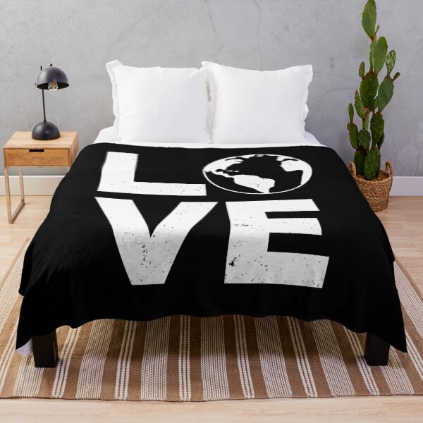 Item preview, Earth Day, Climate Action - The Word LOVE & the Earth designed and sold by EstelleStar.