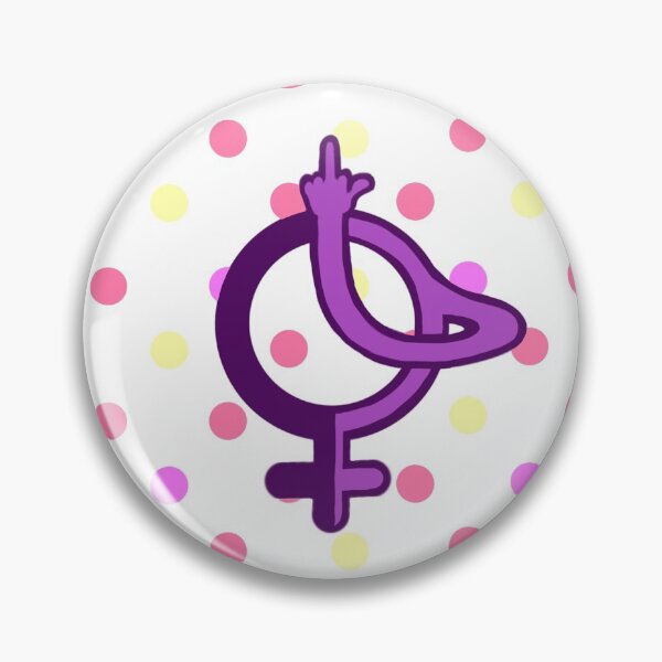 Item preview, Female symbol flip-the-bird designed and sold by AdvenaArt.