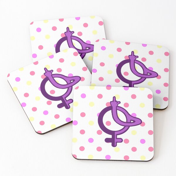 Item preview, Female symbol flip-the-bird designed and sold by AdvenaArt.