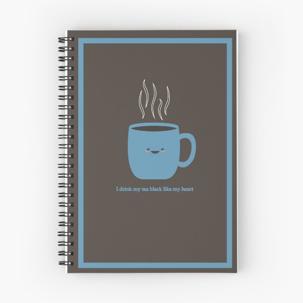 Item preview, I drink my tea black like my heart designed and sold by maismu.