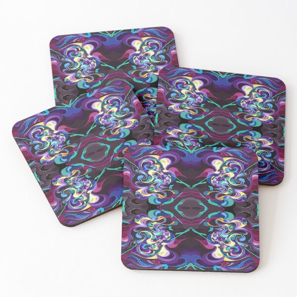 Item preview, ABSTRACTION OF SWIRLS AND CURLS,colorful abstraction, Psychedelic Arte Abstracto, abstract art design designed and sold by Adri Barnard.