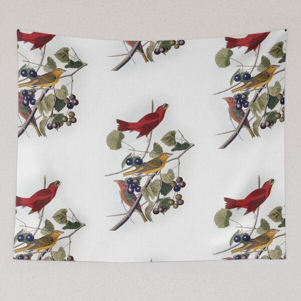 Item preview, Finches - John James Audubon designed and sold by Vintage Designs +.