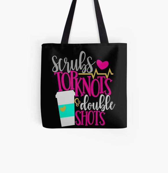 Safety First Drink With A Nurse Colorful Tote Bag With Zip