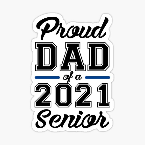 Download Proud Mom Of A 2021 Senior Stickers | Redbubble