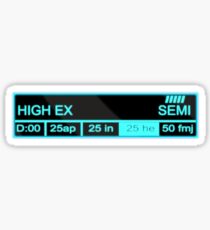 lawgiver Ammo select - HI EX Sticker