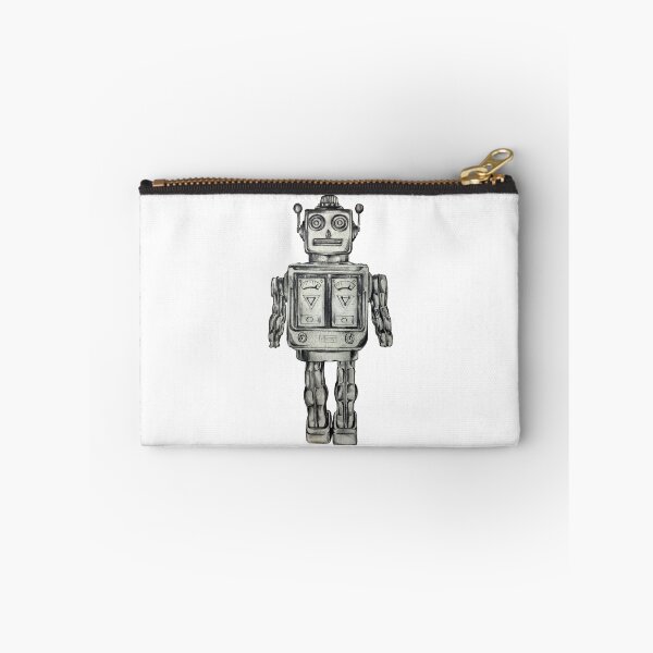 Item preview, Dibujo a lápiz robot vintage designed and sold by 8BitMoon.