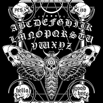 Artwork thumbnail, Death Moth Spirit Board by vonKowen