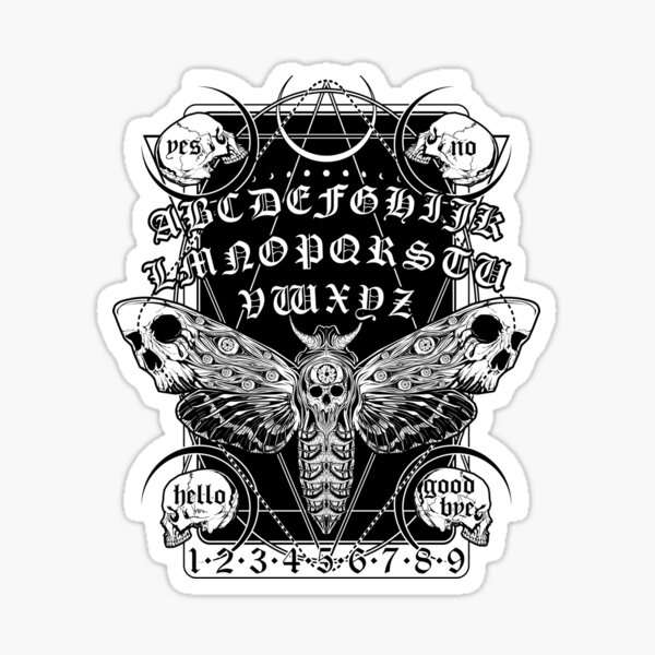 Death Moth Spirit Board Sticker