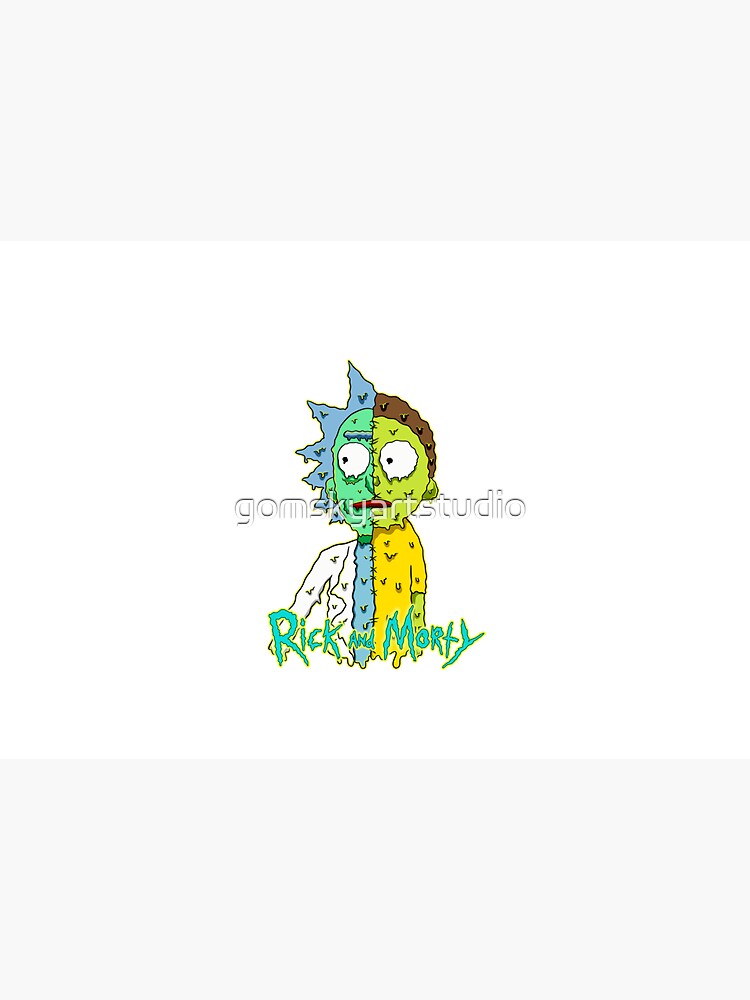 rick and morty melted by gomskyartstudio