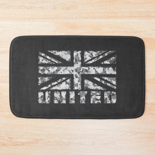 Artikelvorschau, UK FLAG CAMO - UNITED - Schwarz und Weiß - Distressed Edition entworfen und verkauft von pricktees.