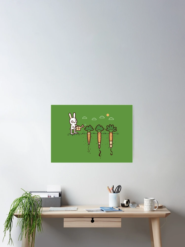 Thumbnail 2 of 3, Poster, Carrot creativity designed and sold by Randyotter.
