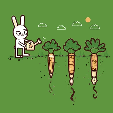 Artwork thumbnail, Carrot creativity by Randyotter
