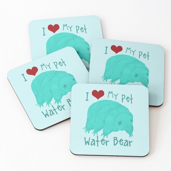 Item preview, I Love my Pet Water Bear designed and sold by Amy Hadden.