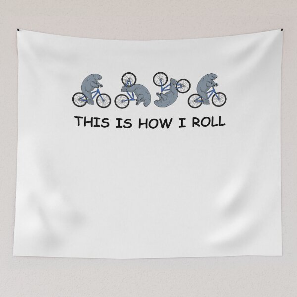 Item preview, Funny Manatee Bicycle Shirt Manatee Gifts Bicycle Manatee designed and sold by DSWShirts.