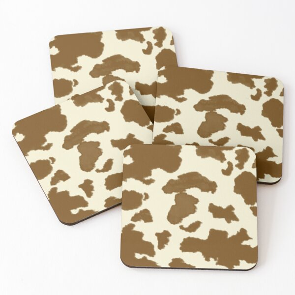 Item preview, Cow Hide spotted fur Farm Animal Pattern Brown designed and sold by funnytshirtemp.