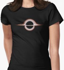 Schwarzes Loch Tailliertes T-Shirt