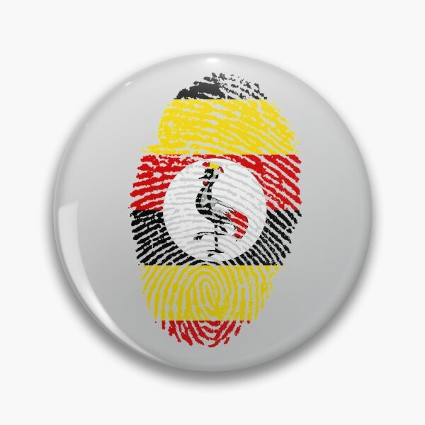 pins pin's flag national badge metal lapel backpack hat button vest uganda 