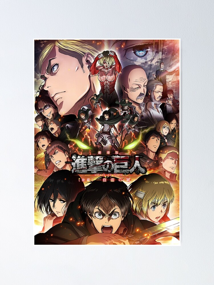 Poster « Shingeki No Kyojin », par ItemSelling Redbubble