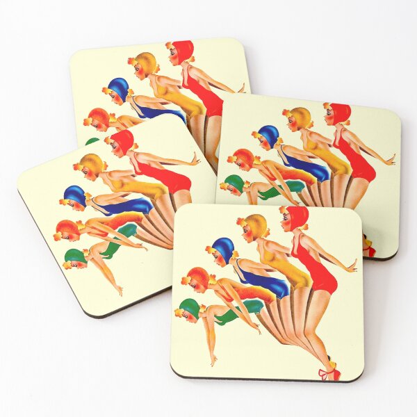 Item preview, BATHING BEAUTY; Multiple Image Diving Print designed and sold by posterbobs.